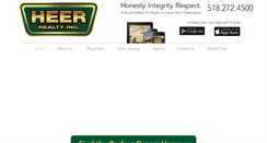Desktop Screenshot of heerrealty.com
